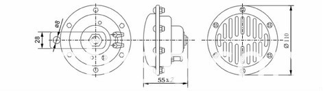Loud Sound Siren Electronic Siren (FBELE)